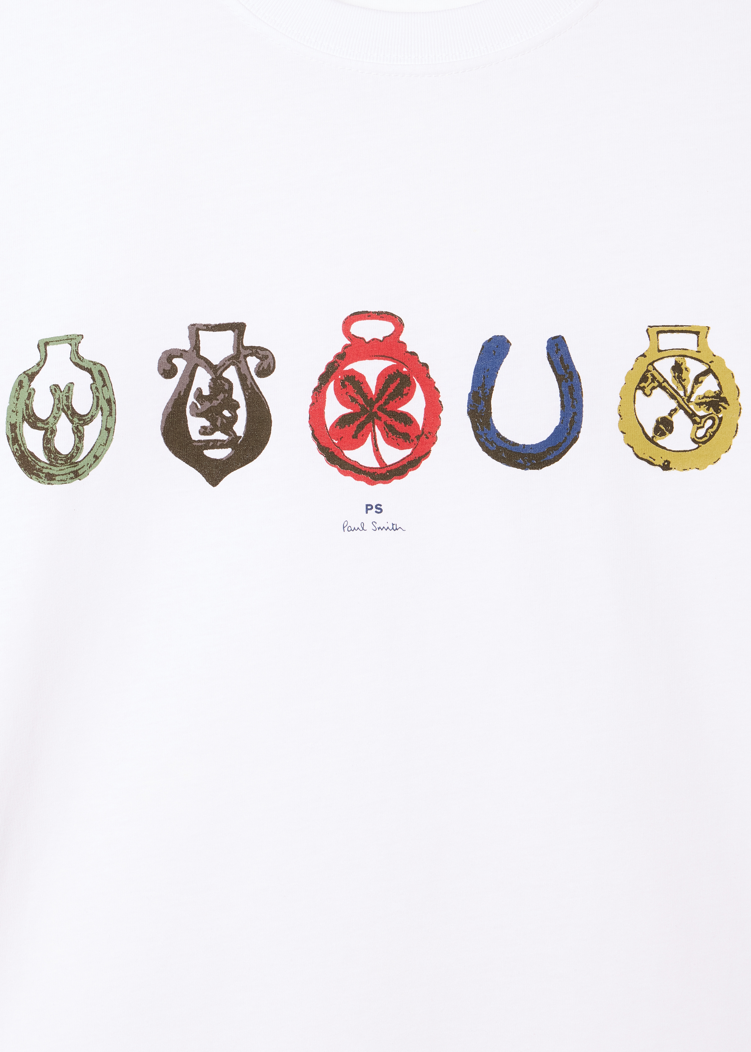 White 'Lucky Charm' Print T-Shirt - 2