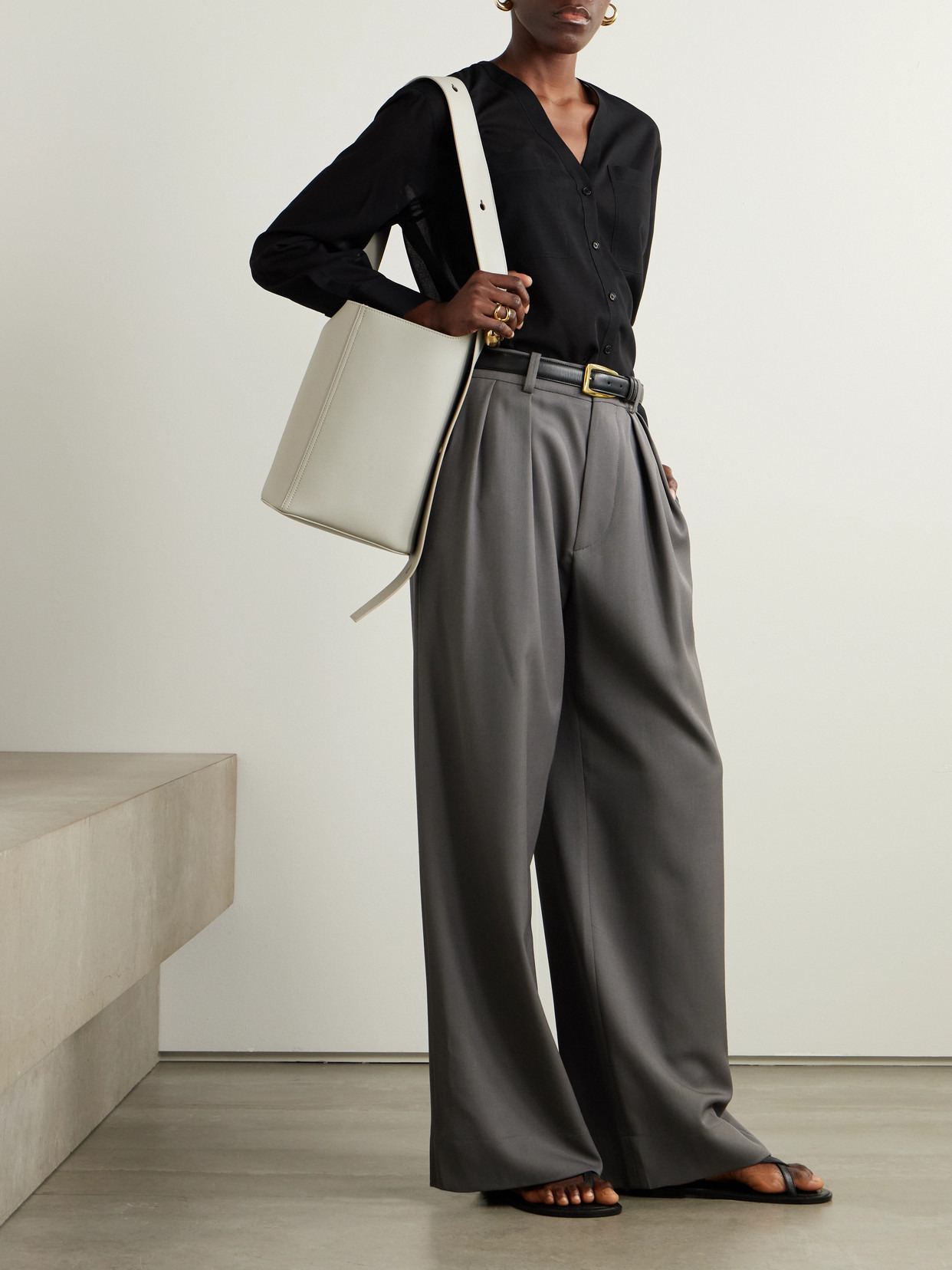 Wool-blend Blouse - 2