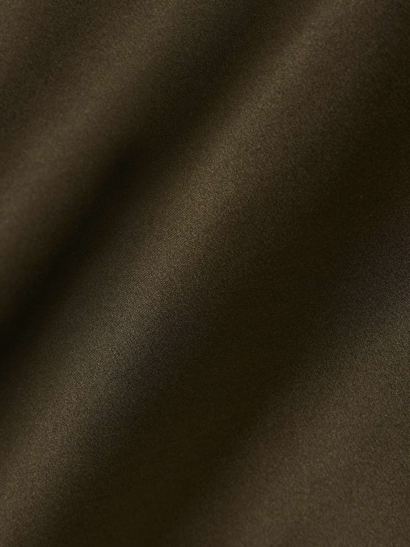 Mila silk-blend satin camisole Army green - 4