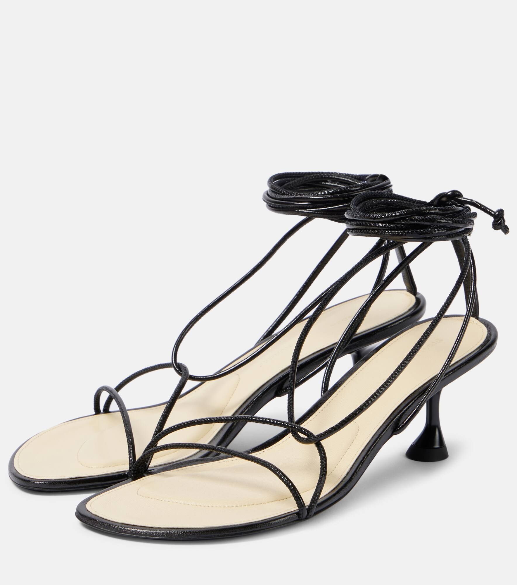 Tee Ankle 60 leather sandals - 4