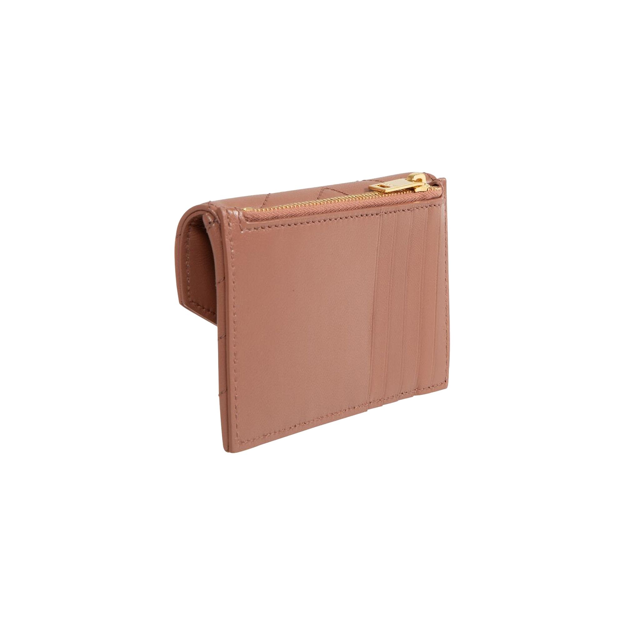 Saint Laurent Cassandre Matelassé Card Case 'Coral Paradise' - 2