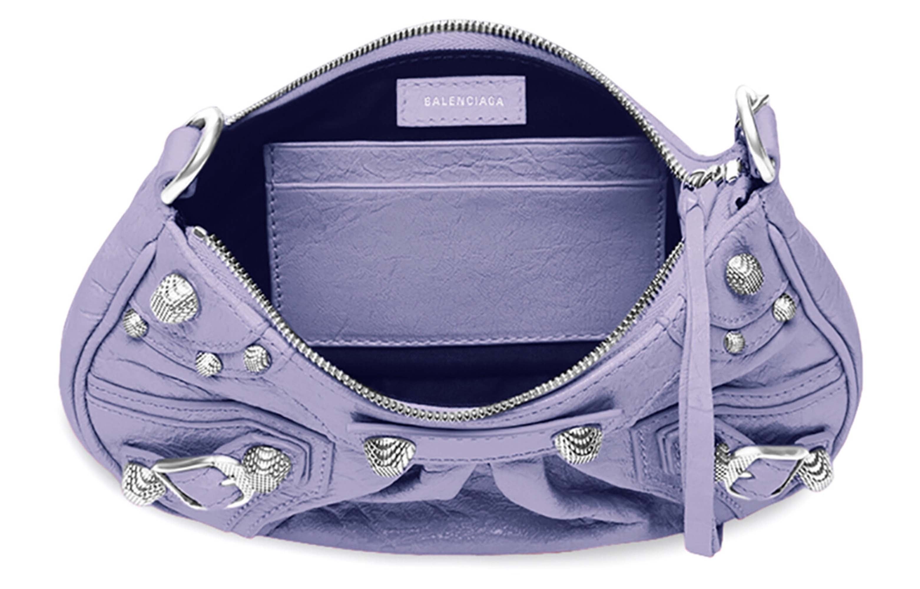 (WMNS) Balenciaga Le Cagole Mini Bag with Chain 'Lilac' 6958141VG9Y5304 - 6