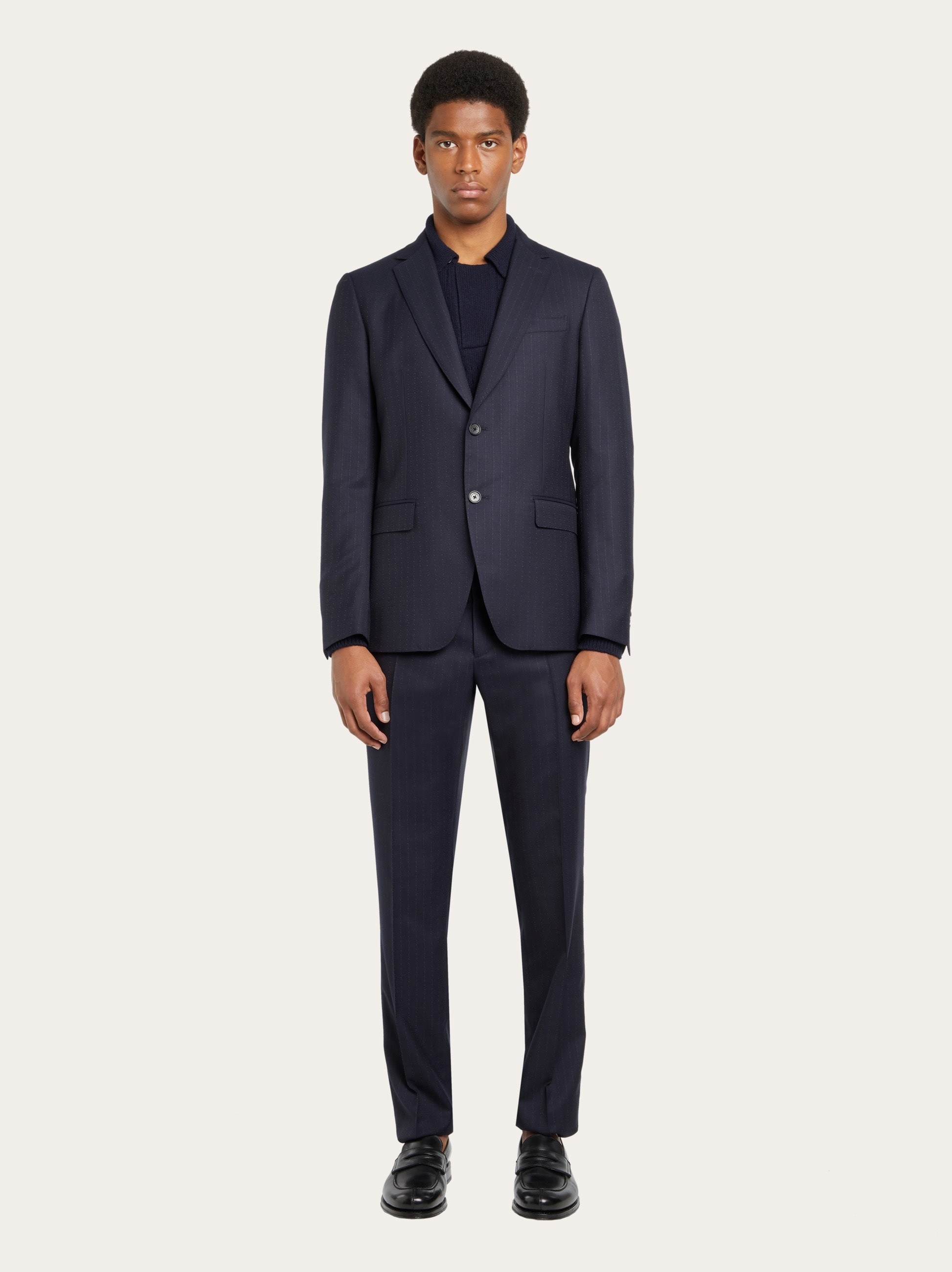 Check suit in wool - 6