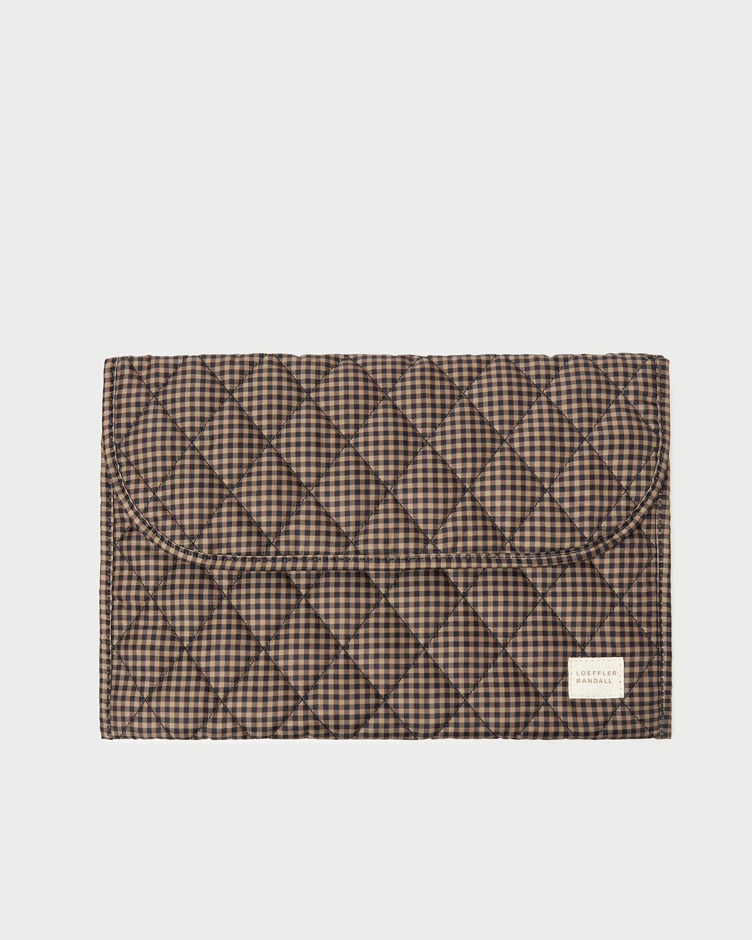Faris Brown/Black Check Laptop Sleeve - 1
