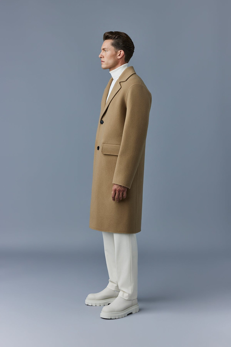 MACKAGE BENJAMIN Double-face wool coat with notched lapel outlook
