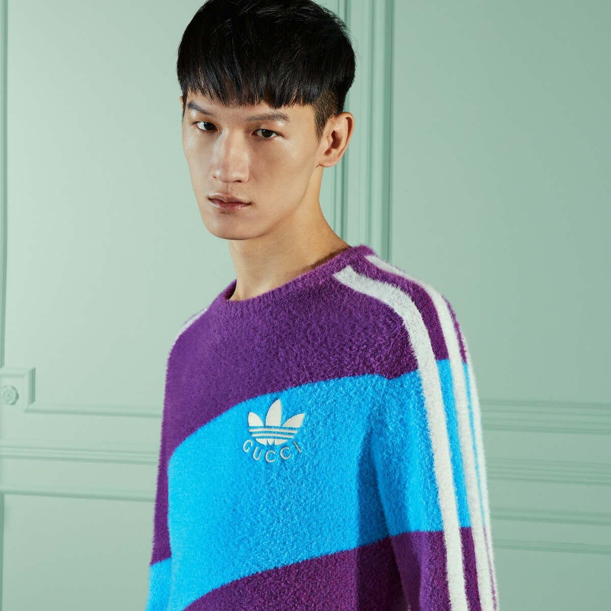 adidas x Gucci wool shirt - 4