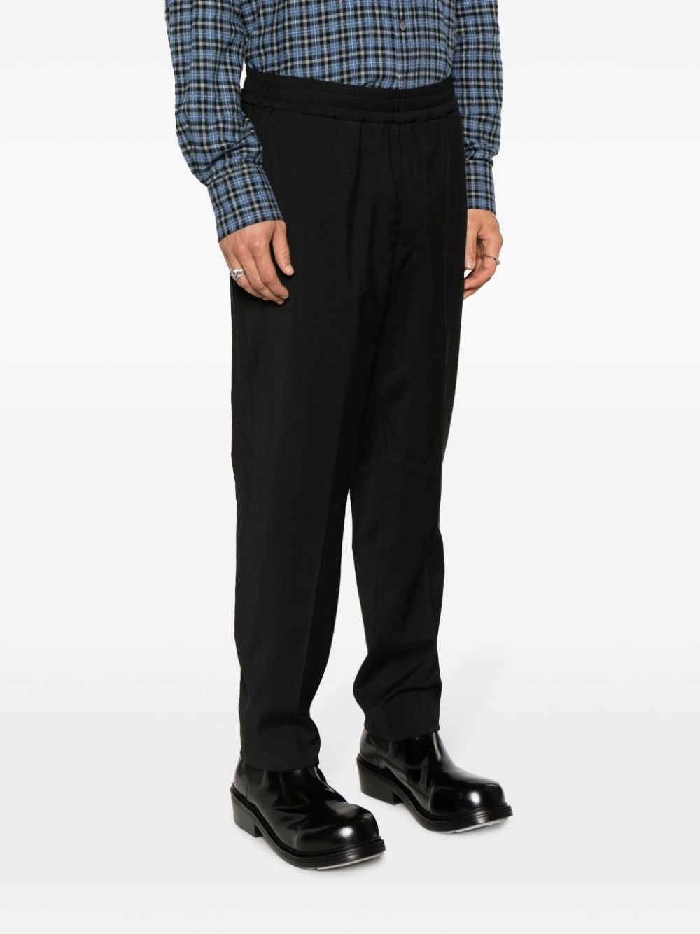 Romance virgin wool straight-leg trousers - 3