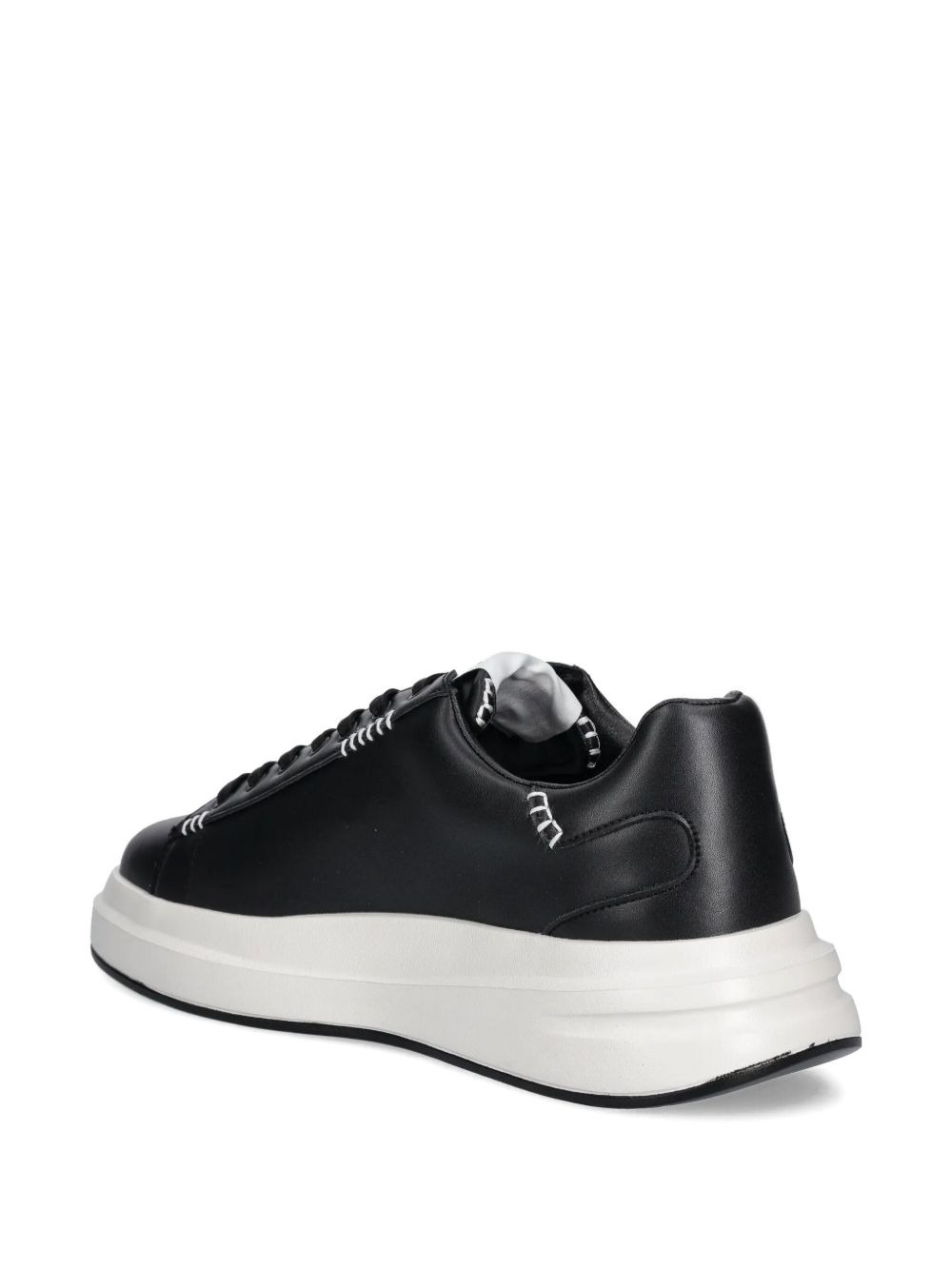 stitched-detail platform sneakers - 4