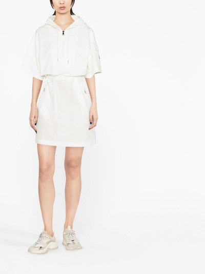 Moncler short-sleeve hooded cotton dress outlook