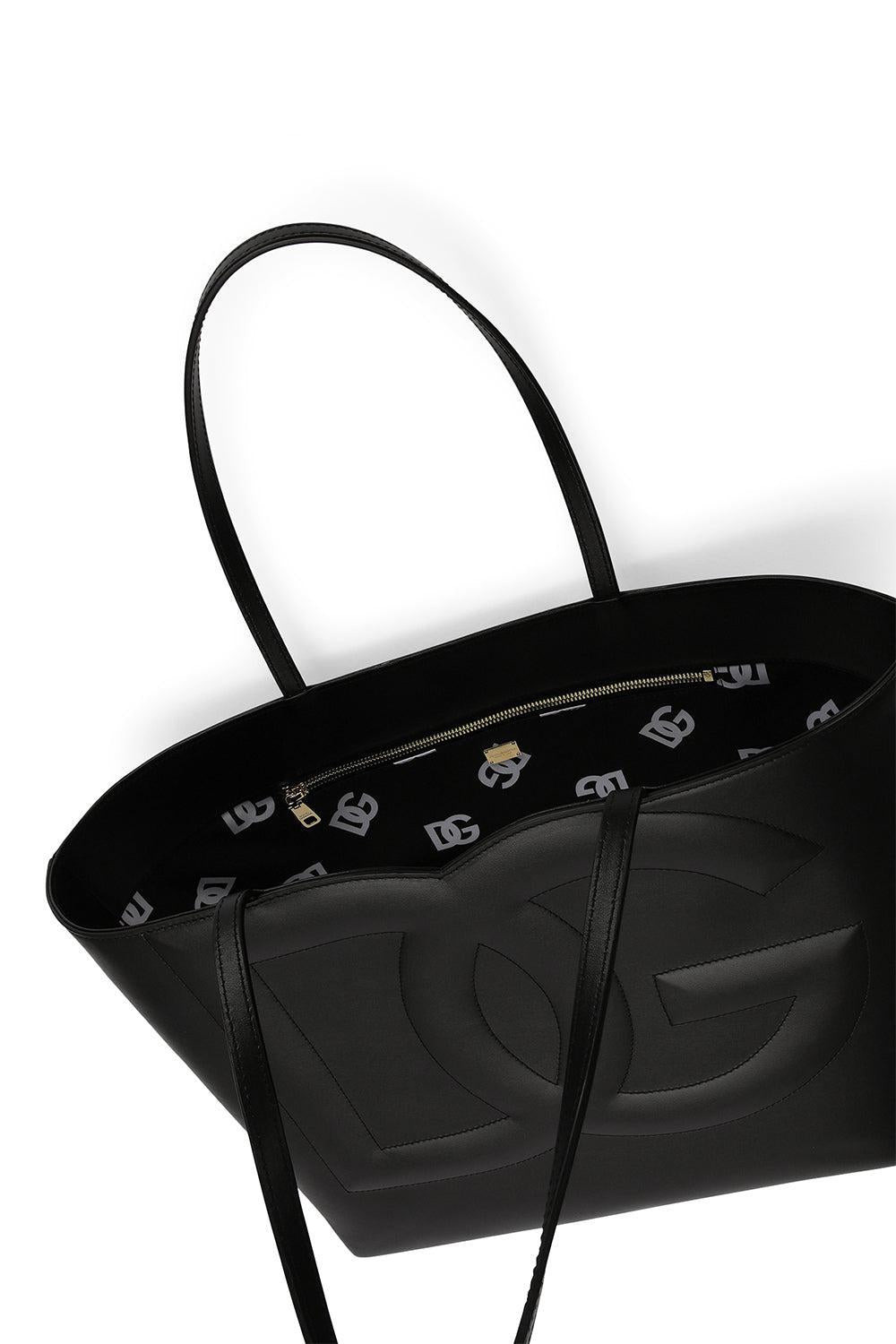 Large DG Logo Tote - Black - 5