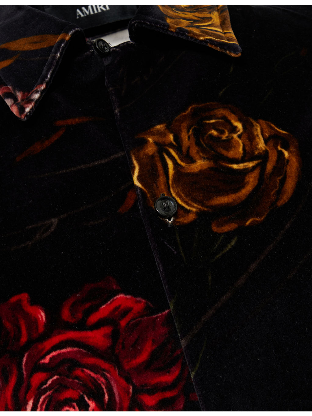 Floral Velvet Cotton Shirt - 6