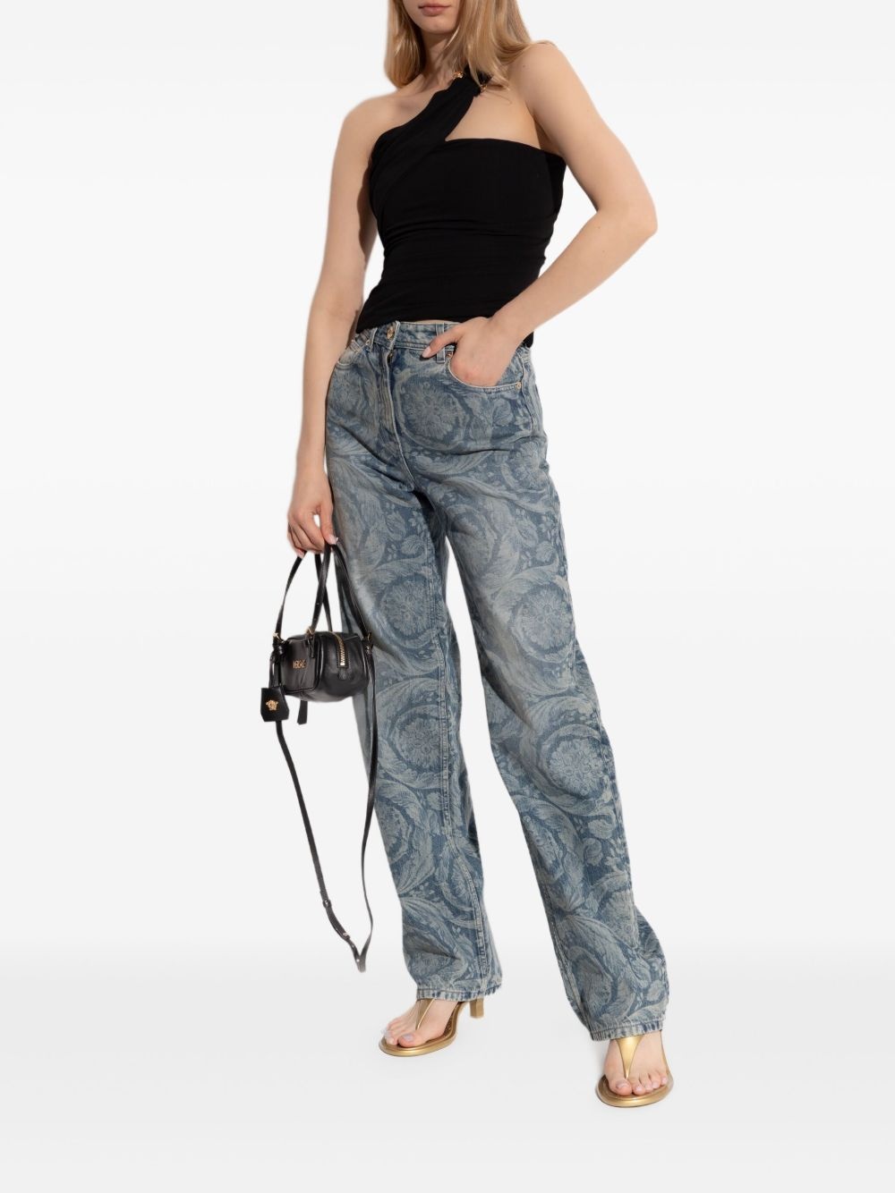 asymmetrical one-shoulder top - 2