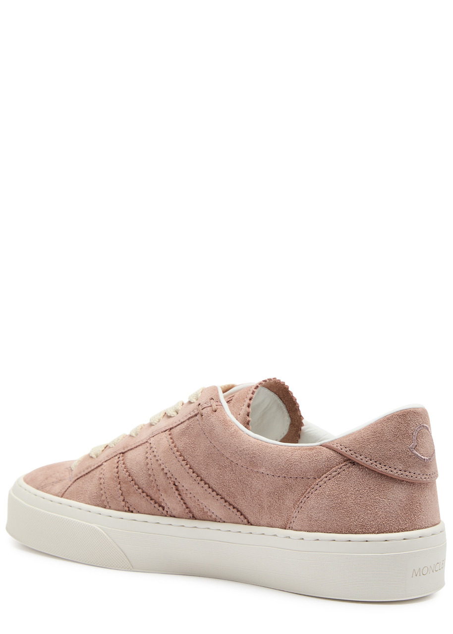 Moncler Monaco 2 Panelled Suede Sneakers - 2