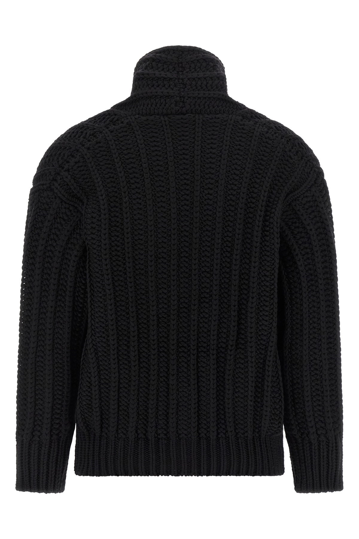 Coarse wool cardigan - 3
