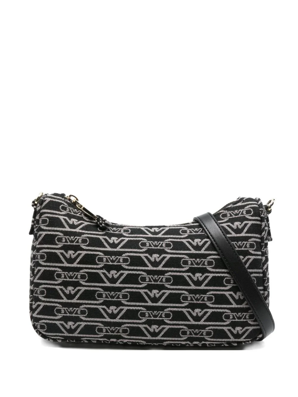 logo-monogram cross body bag - 1