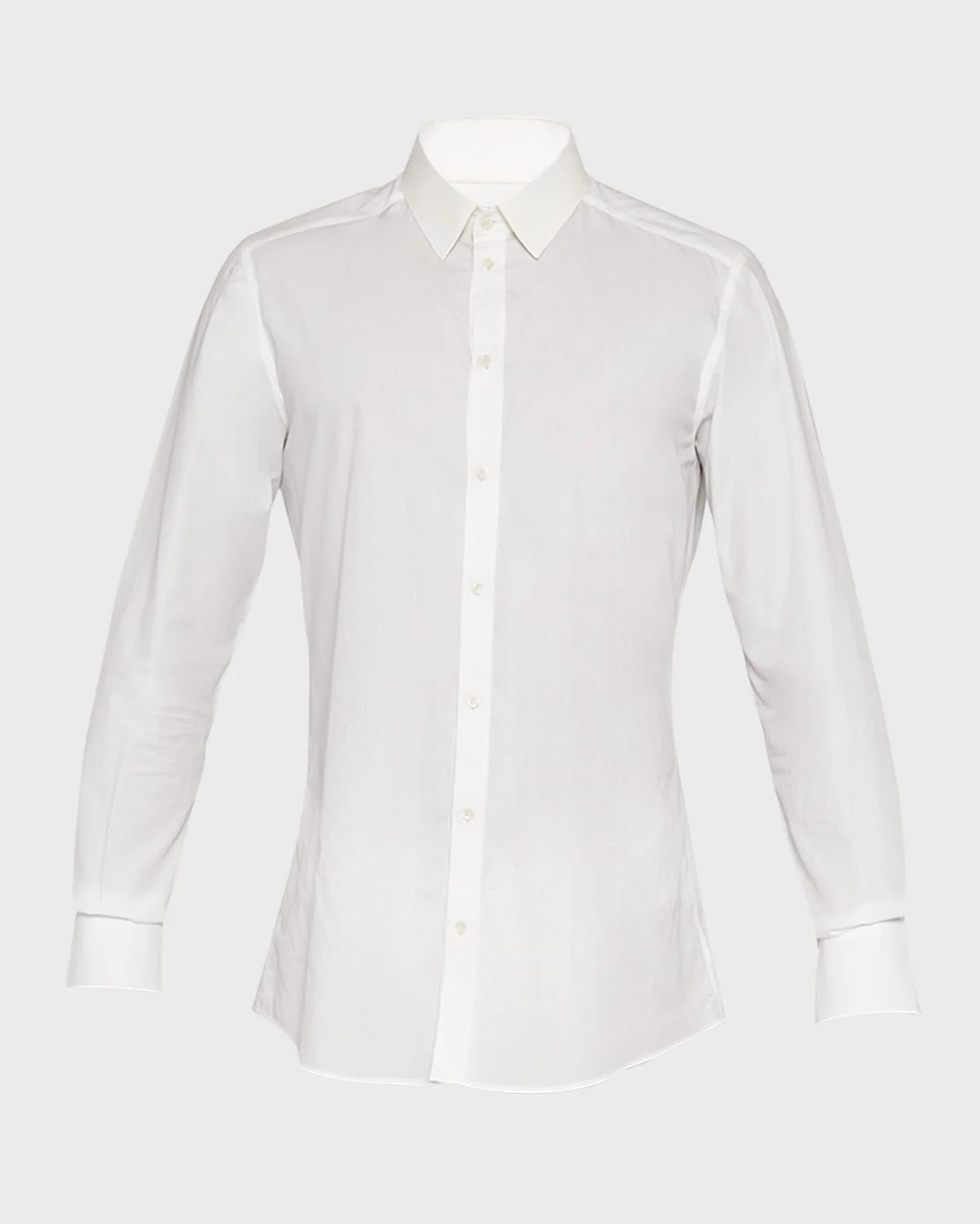 Men's Solid Dress Shirt - 1
