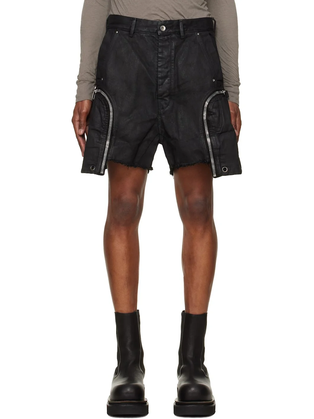 Black Tower Bauhaus Denim Shorts - 1