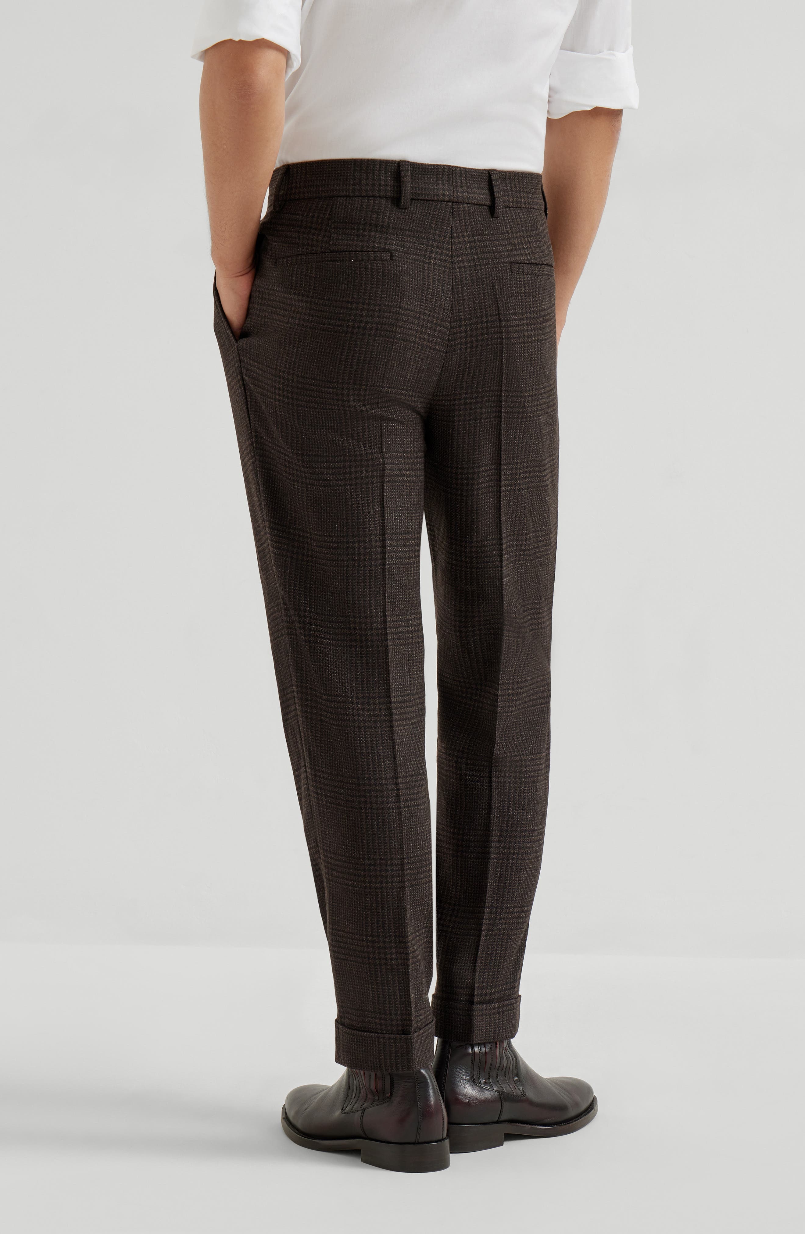 Brunello Cucinelli Leisure fit trousers in Brown at Nordstrom - 3