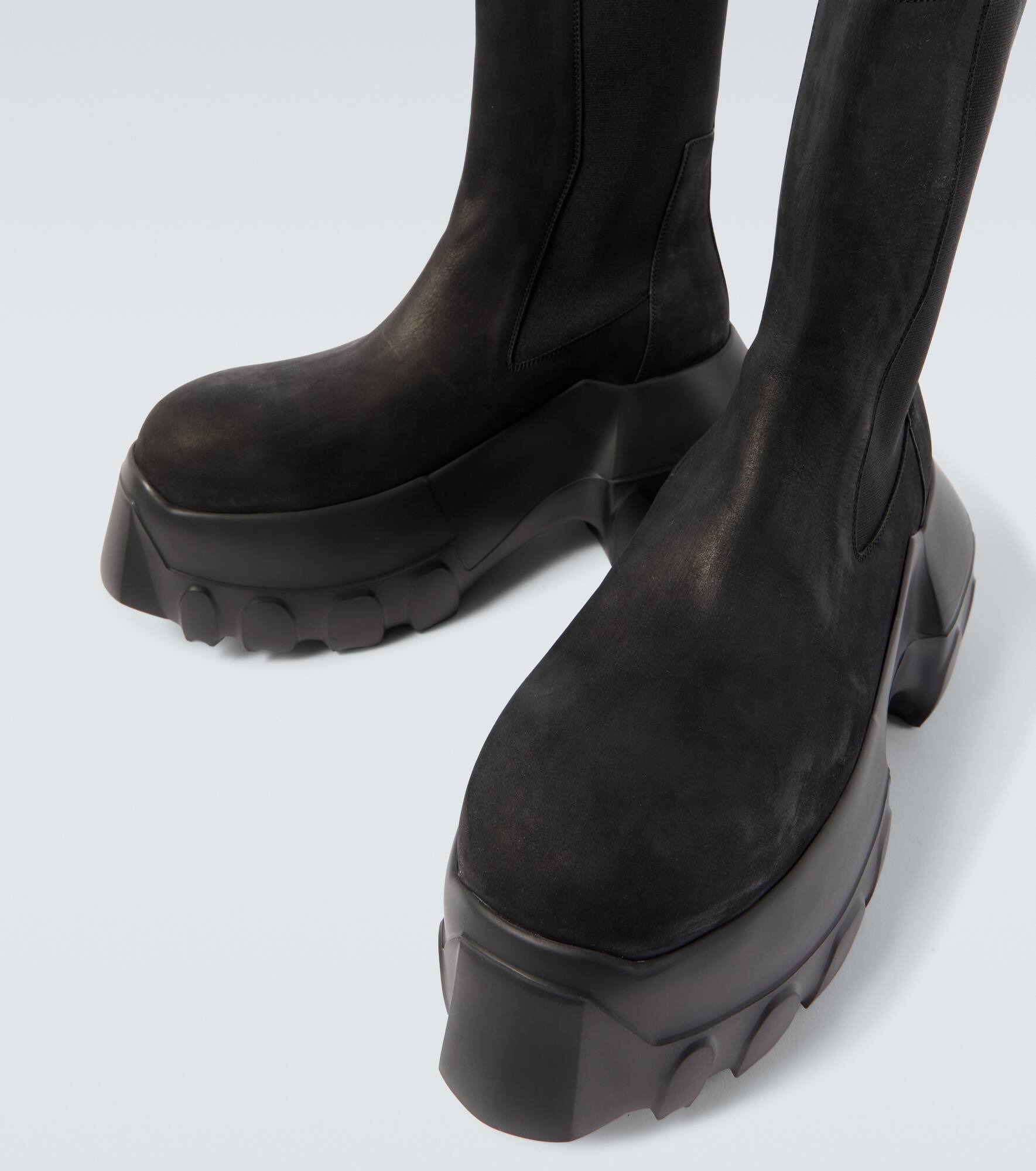 Beatle Mega Tractors leather Chelsea boots - 3