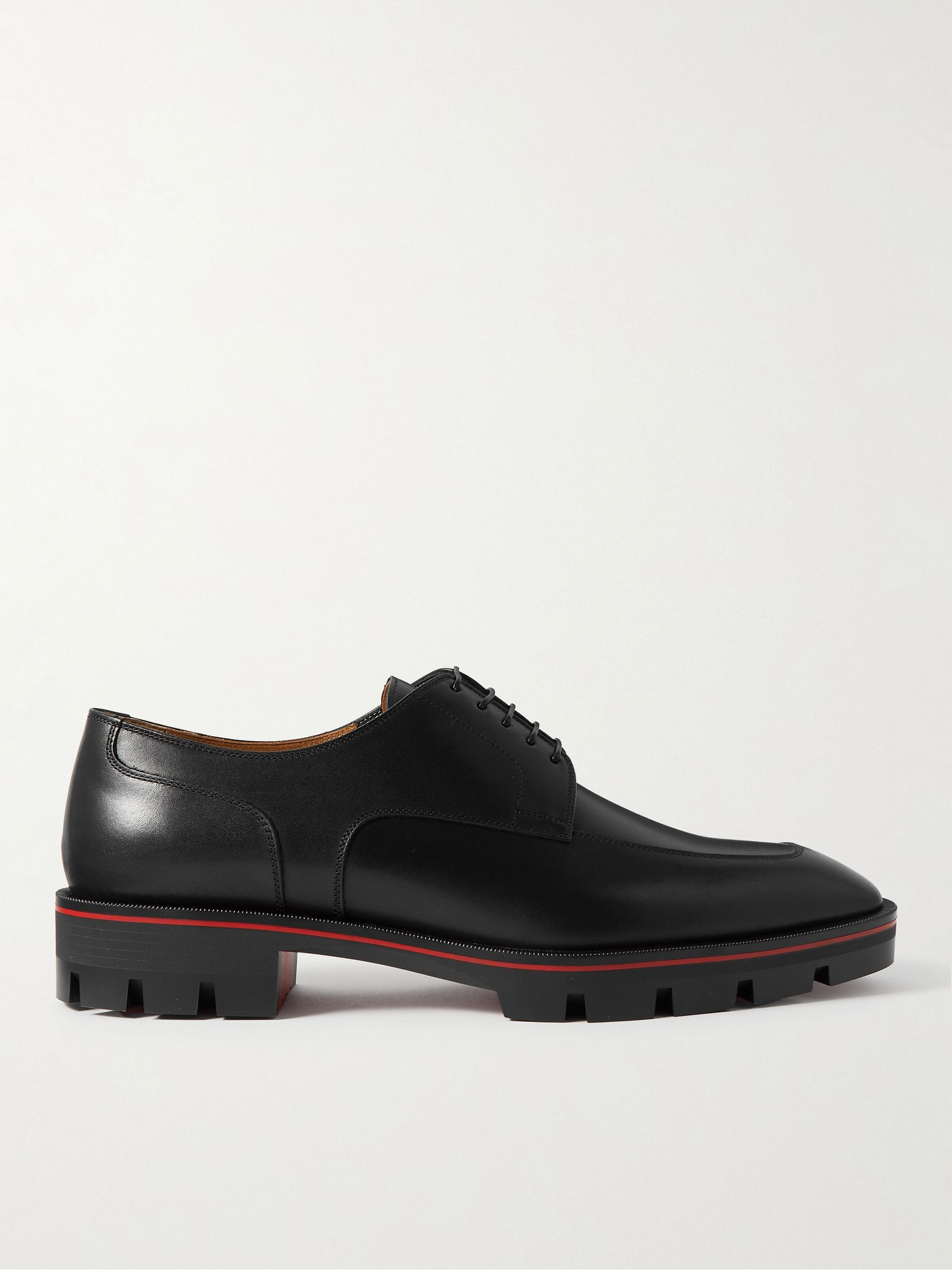 Davisol Leather Derby Shoes Black - 1