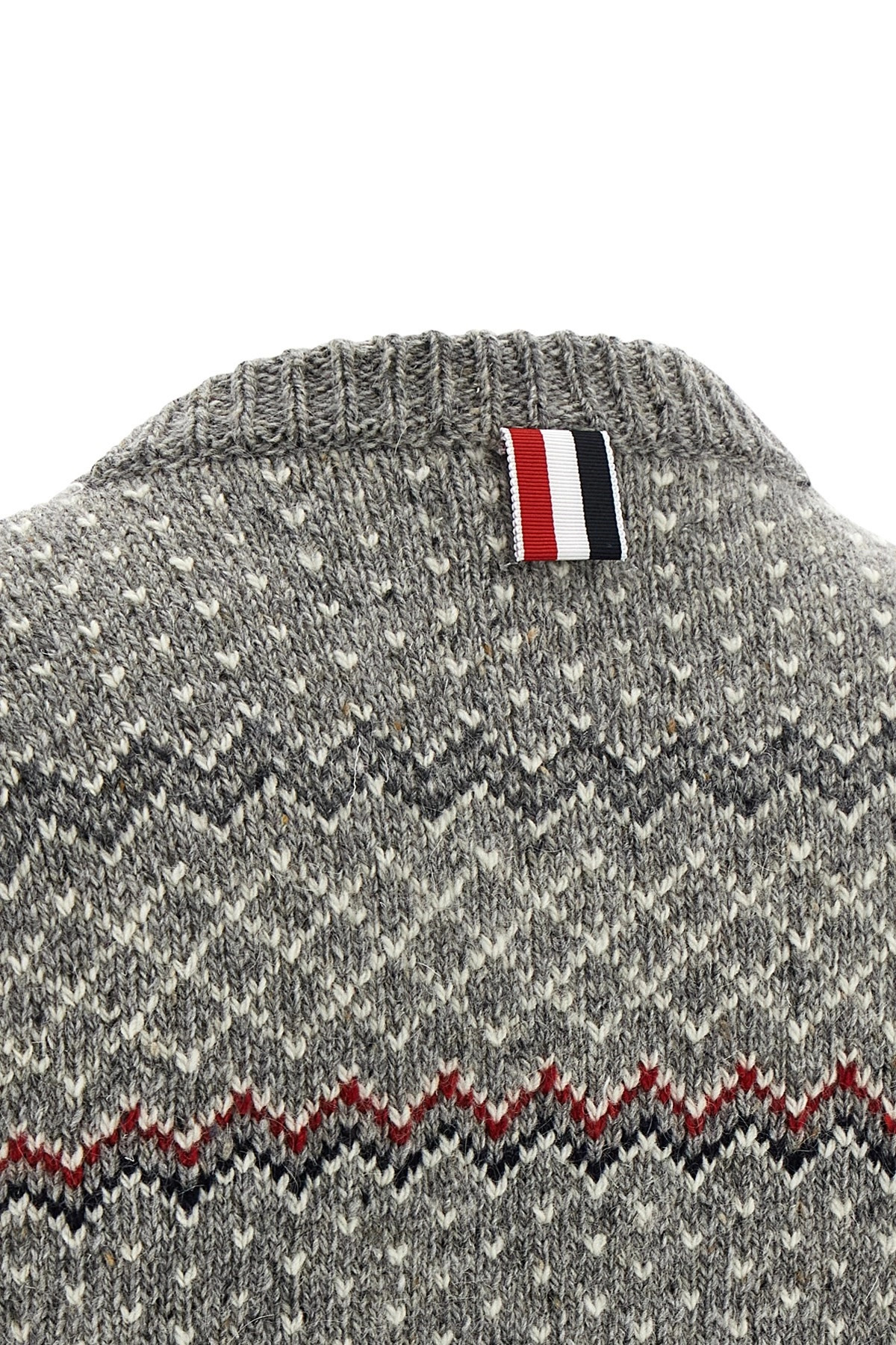 'Fairisle Jersey Float' cardigan - 5