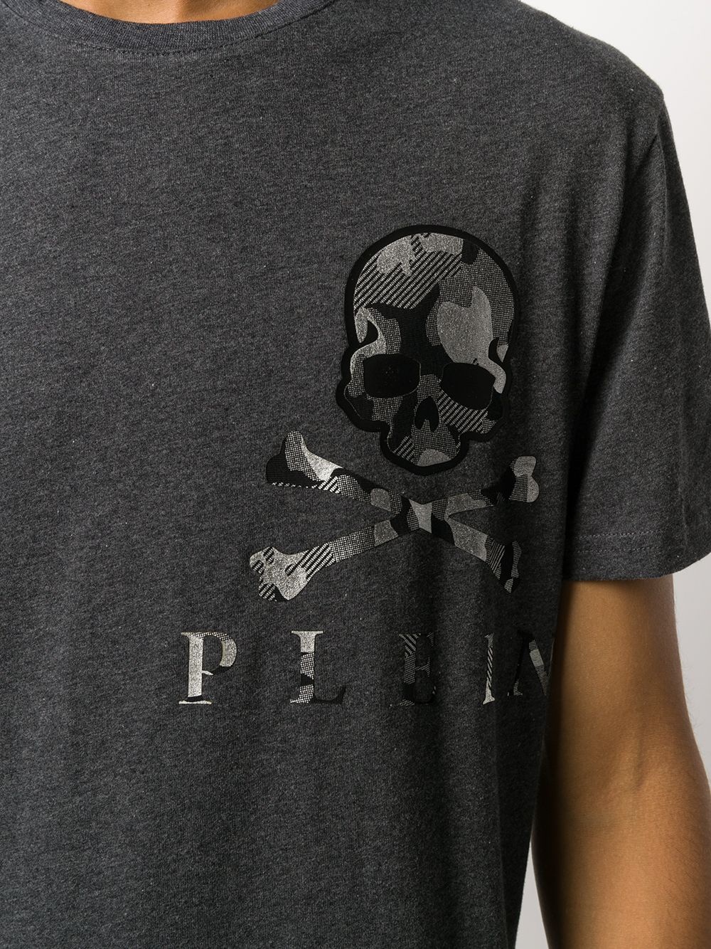 skull-print T-shirt - 5