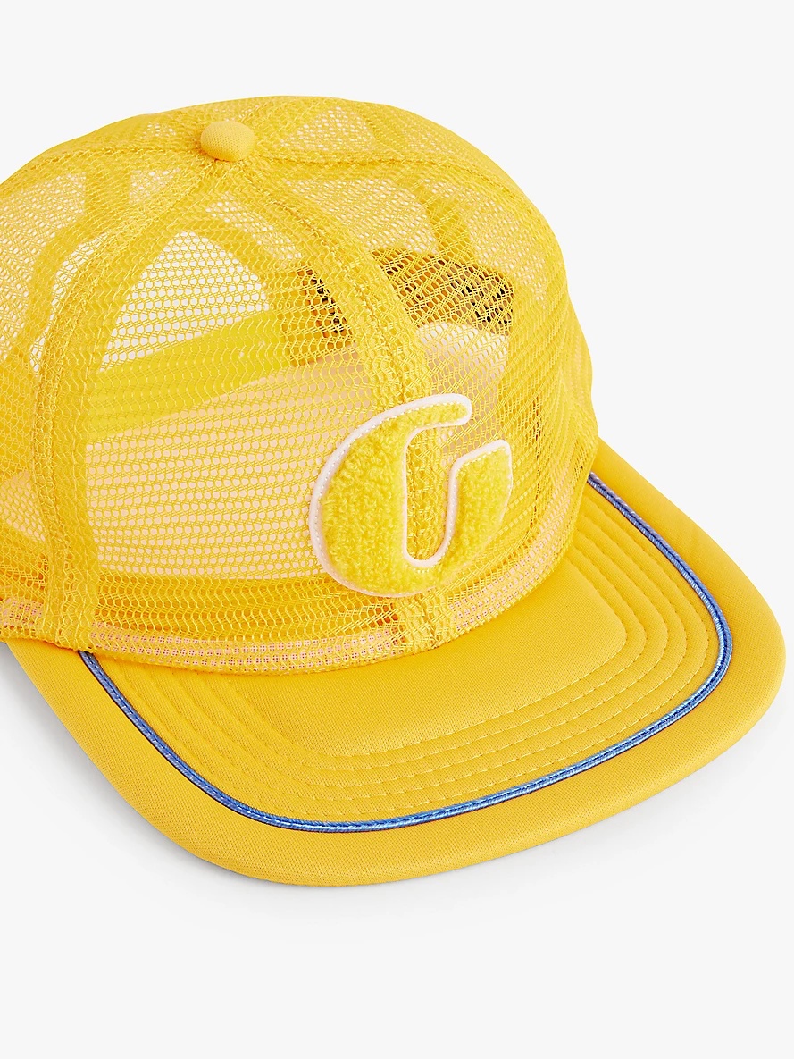 Souvenir brand-appliqué mesh cap - 2