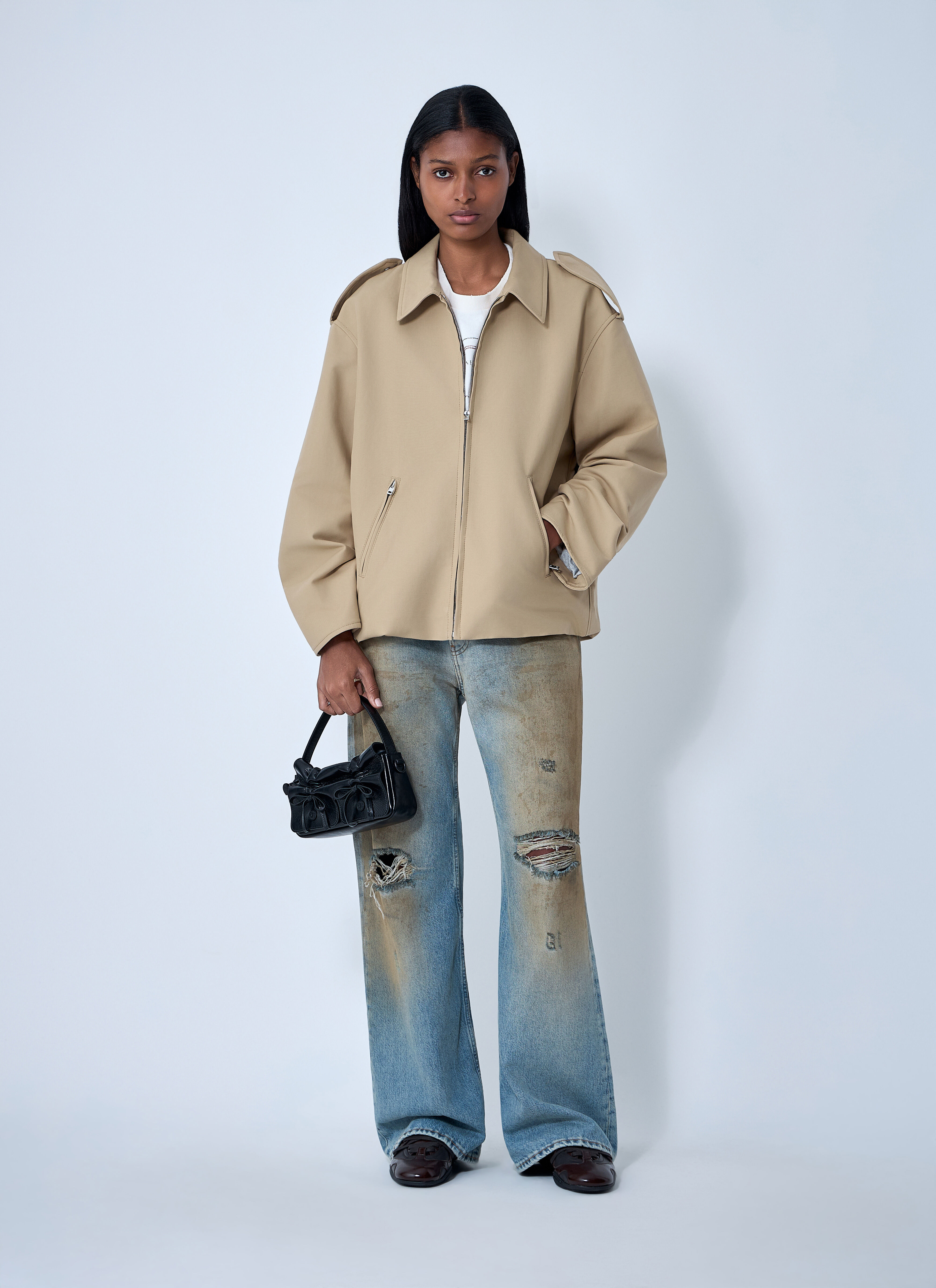 Cotton Satin Jacket - 2