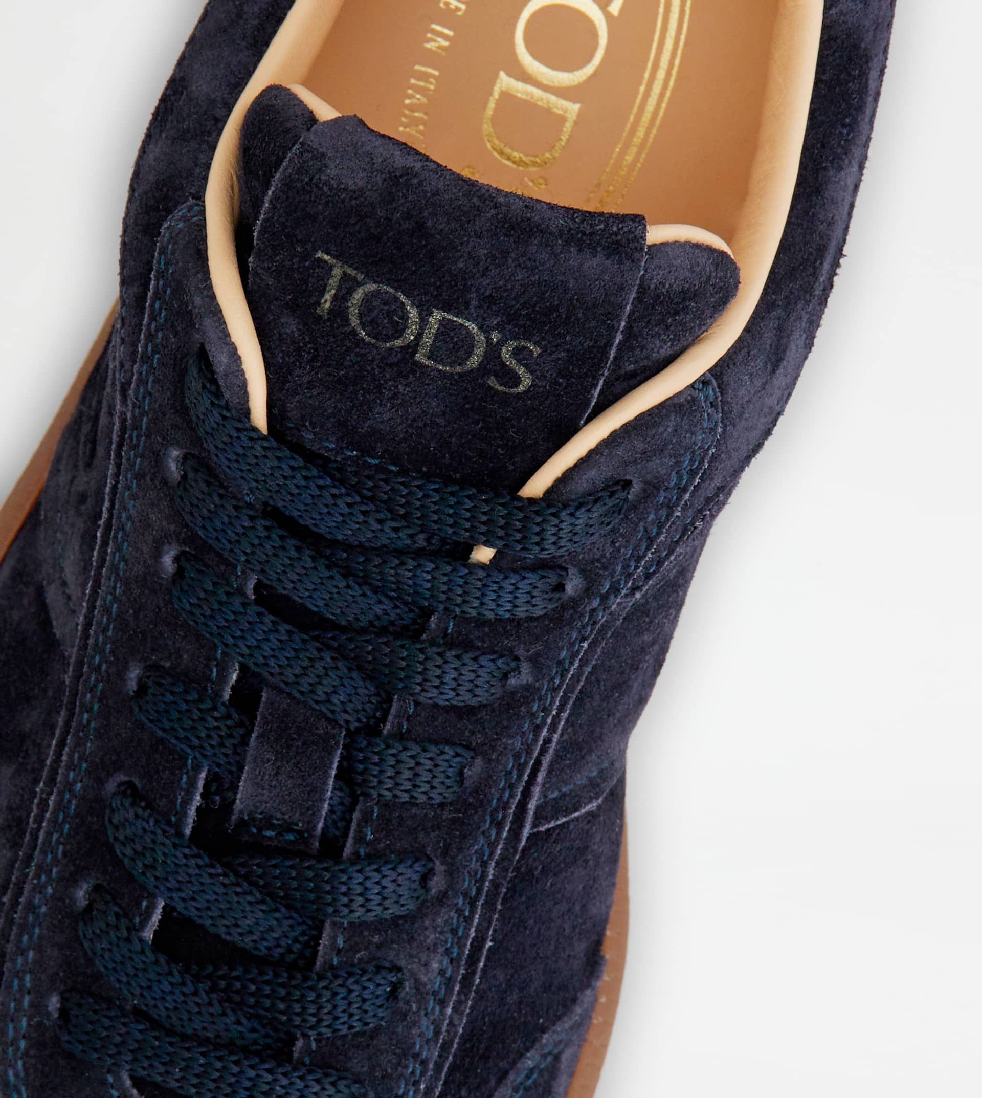 TOD'S TABS SNEAKERS IN SUEDE - BLUE - 6