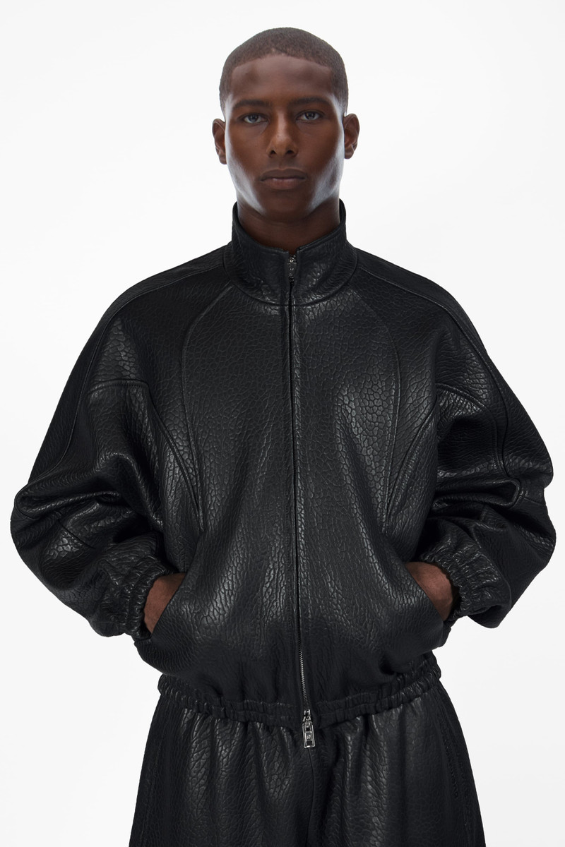 Track Jacket in Primal Lambskin Leather 3