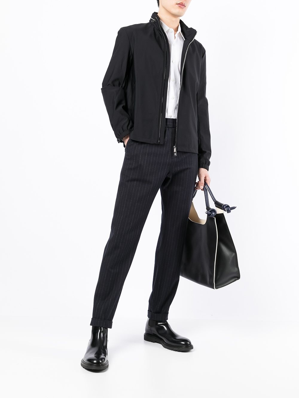zipped fitted jacket - 2