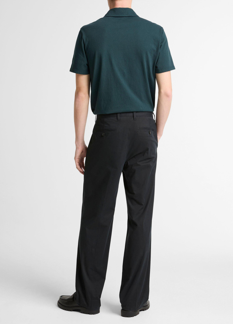 Vince Louie Relaxed Stretch-Cotton Double-Pleated Trouser outlook