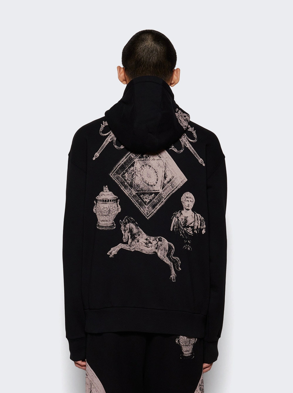 Boxy Fit Hoodie Black - 4
