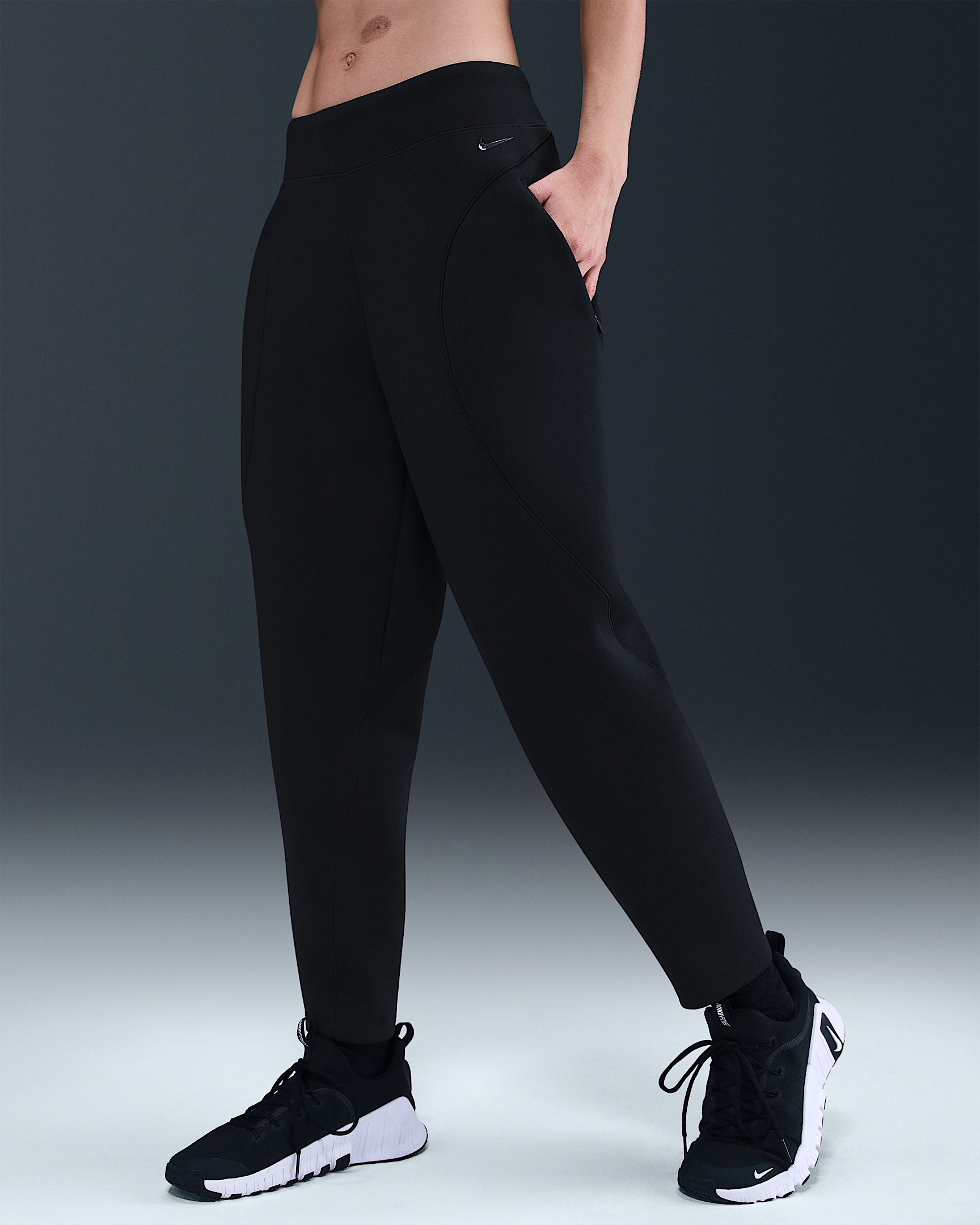 Nike Universa Women's Dri-FIT Mid-Rise Loose 7/8 Pants - 2