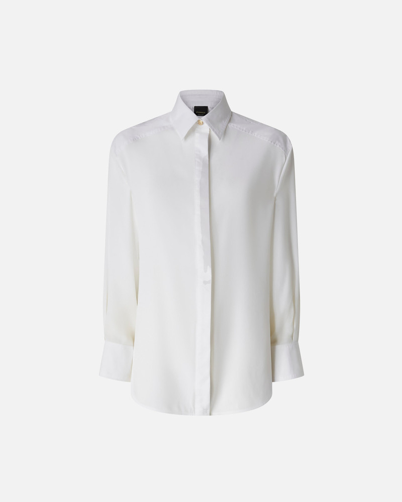 POPLIN AND CRÊPE SHIRT 1