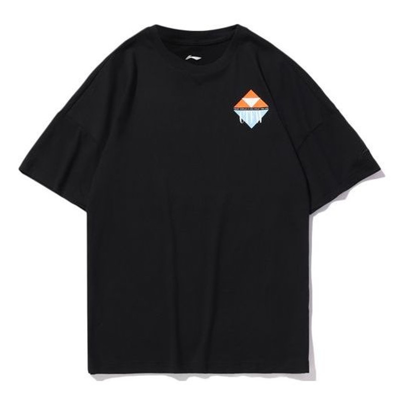 Li-Ning Counterflow Graphic T-shirt 'Black' AHSQ352-1 - 1
