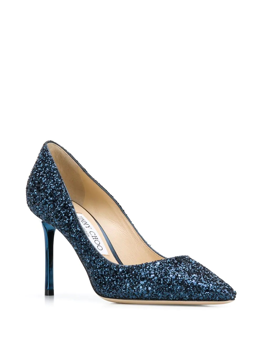  Romy glitter-embellished 100mm pumps  - 2