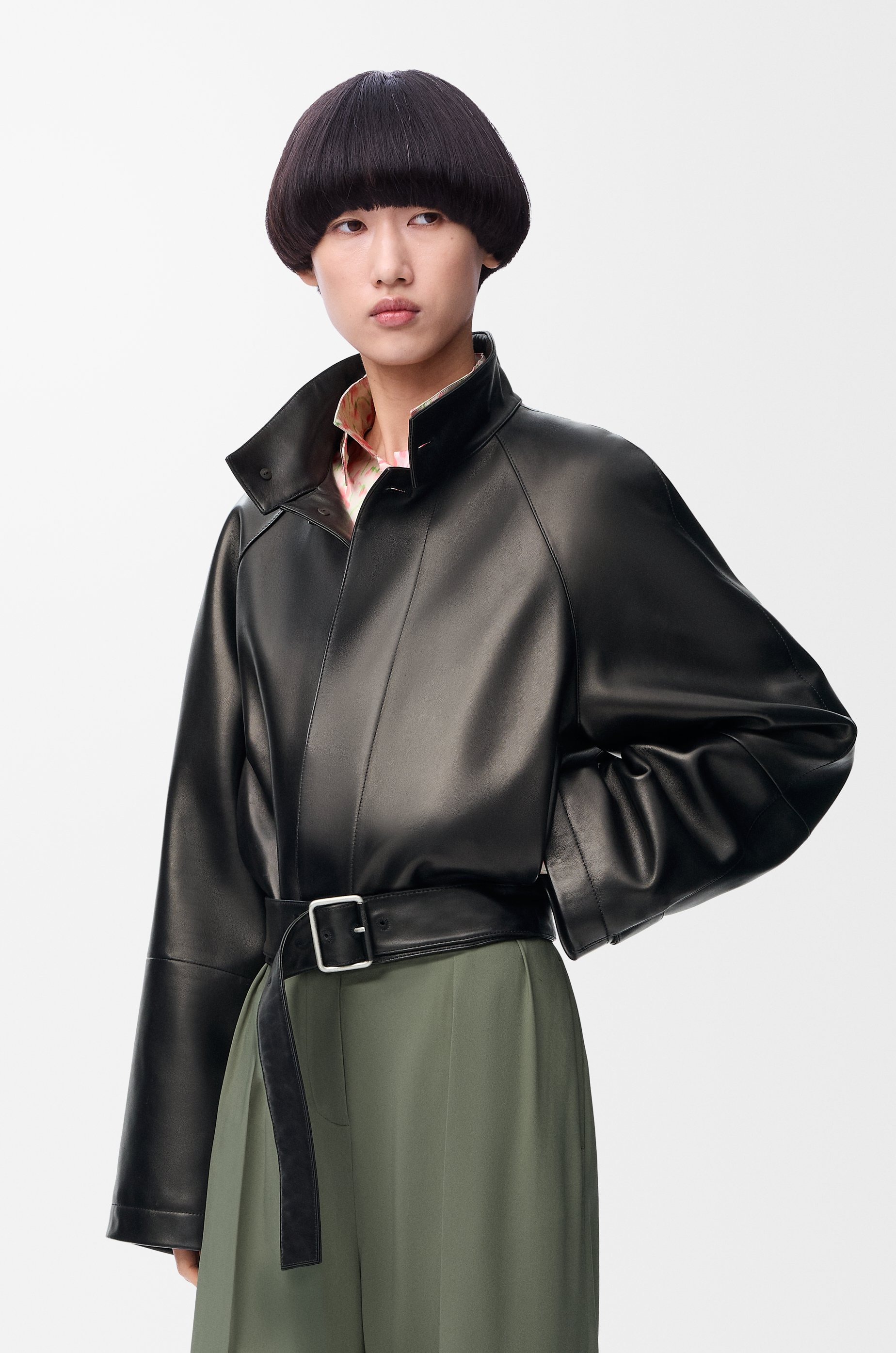 Short trench in nappa lambskin - 3