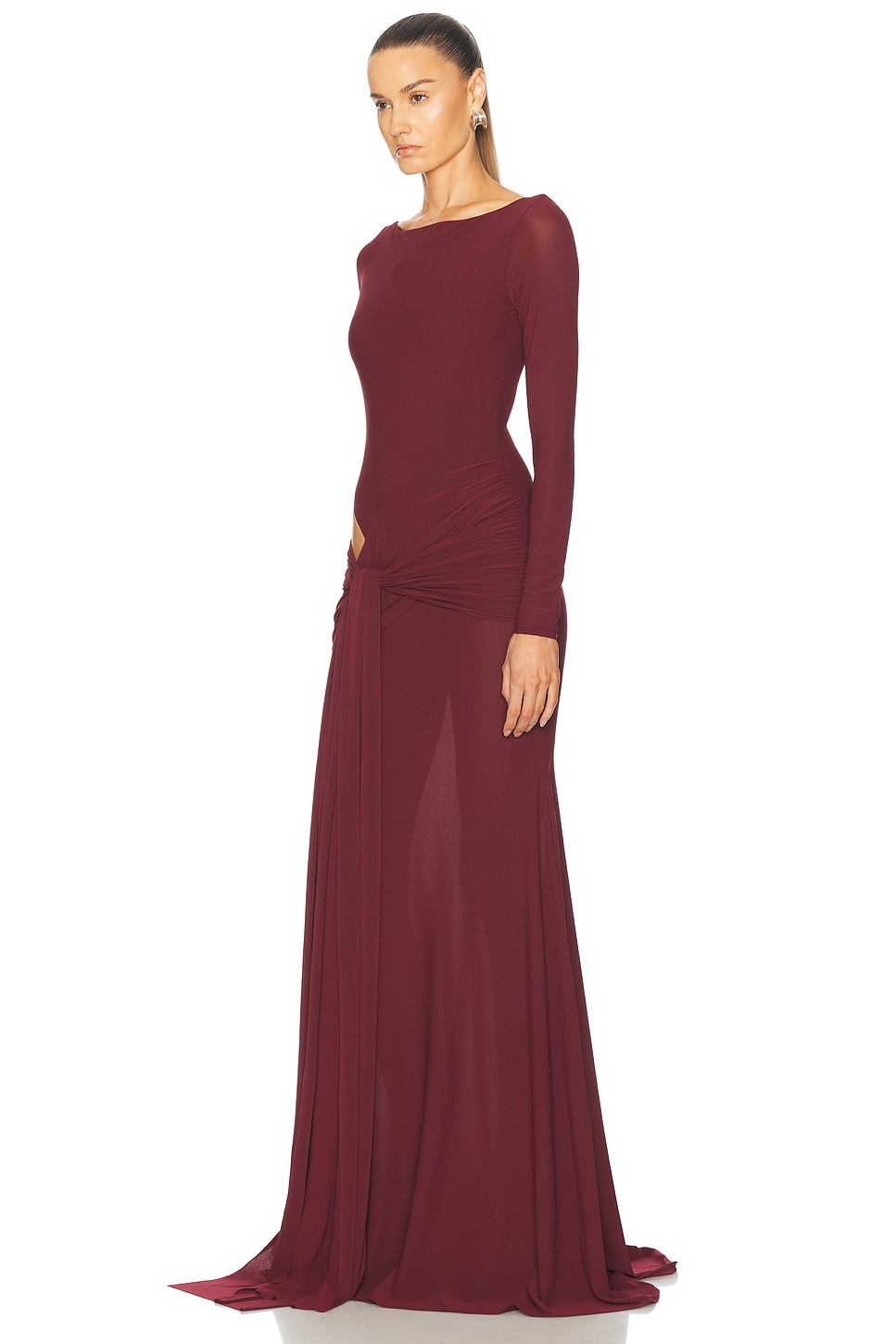 Wrapped Jersey Gown - 3