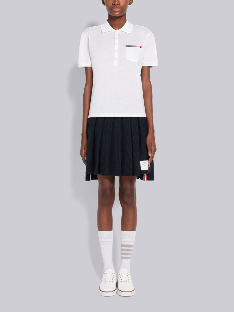 University Stripe Pleated Mini Skirt 4