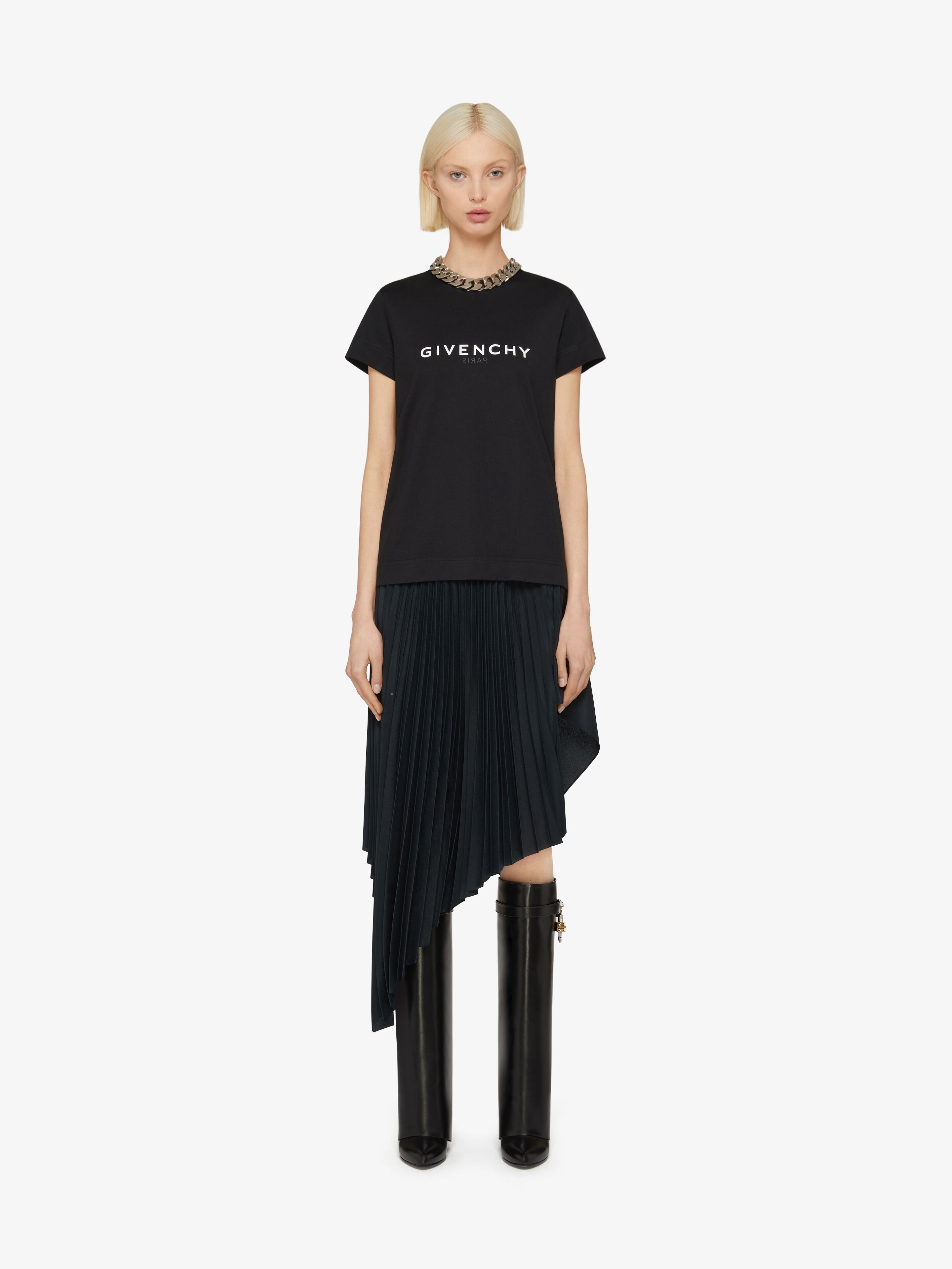 GIVENCHY REVERSE SLIM FIT T-SHIRT IN COTTON - 2