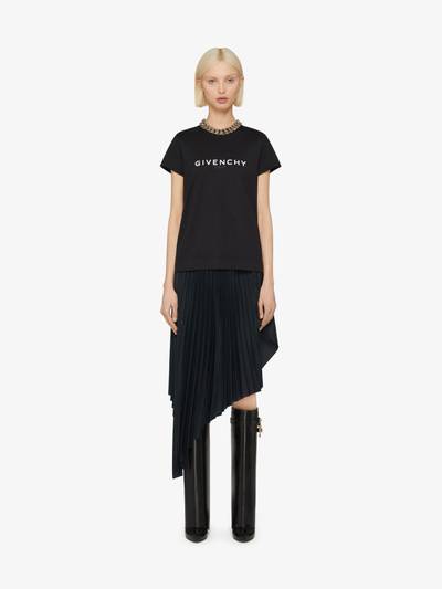 Givenchy GIVENCHY REVERSE SLIM FIT T-SHIRT IN COTTON outlook