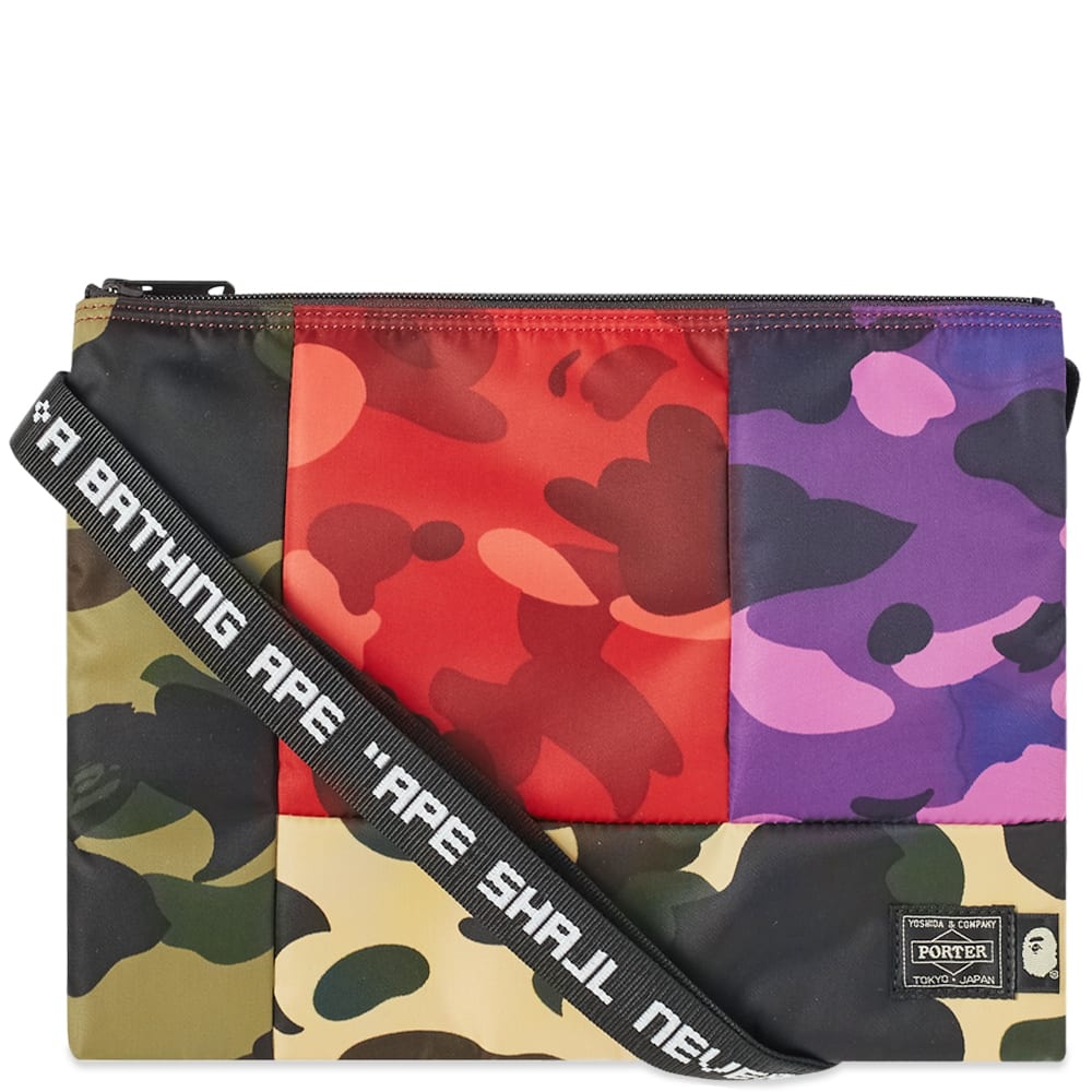 A Bathing Ape Porterix Camo Sacoche - 1