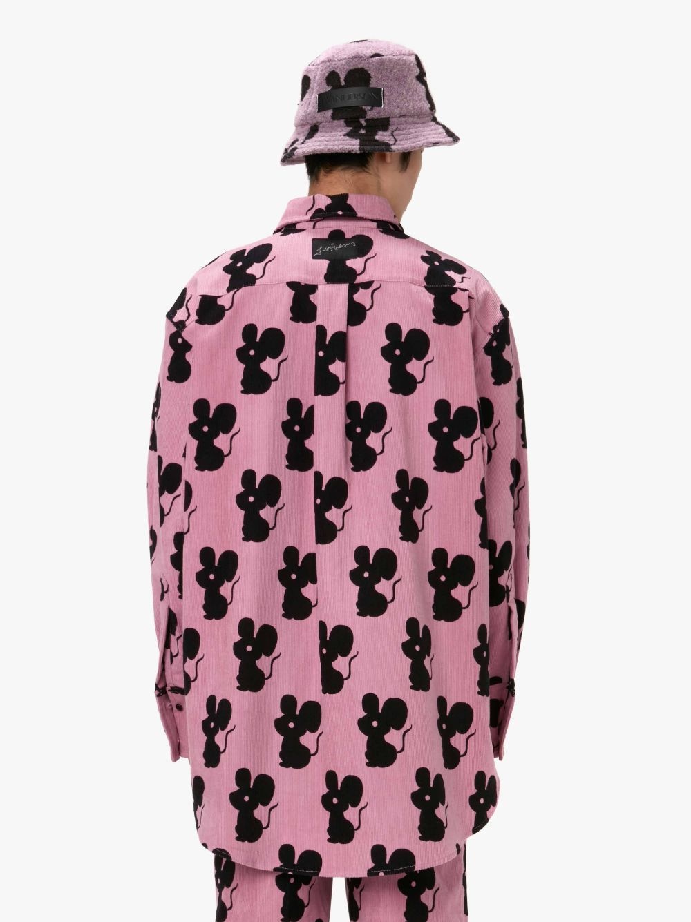 ALL OVER MOUSE OVERSIZED CORDUROY SHIRT - 3