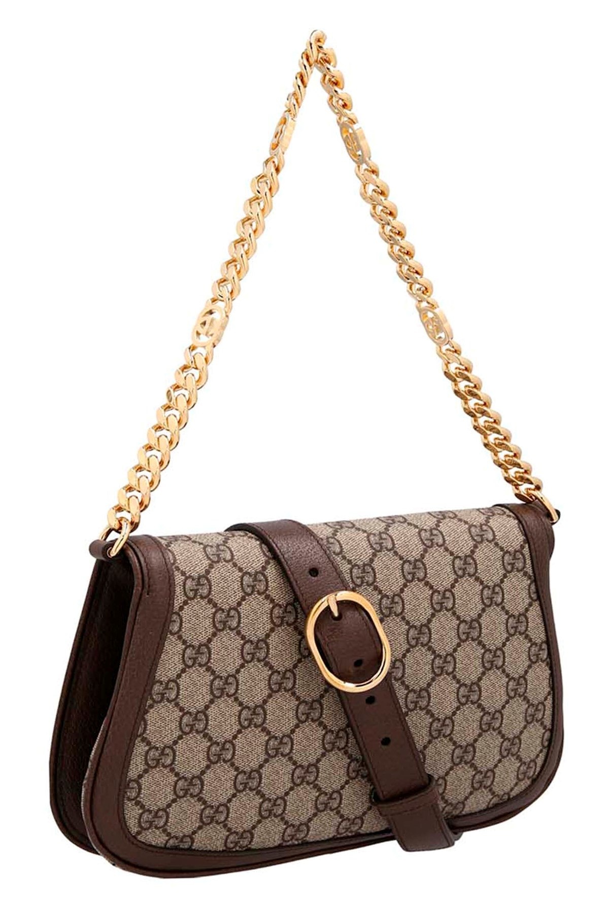 ショルダーバッグ・ポシェット GUCCI BEIGE AND BROWN LEATHER BLONDIE SHOULDER BAG Gucci Blondie small shoulder bag in brown leather | GUCCI® US