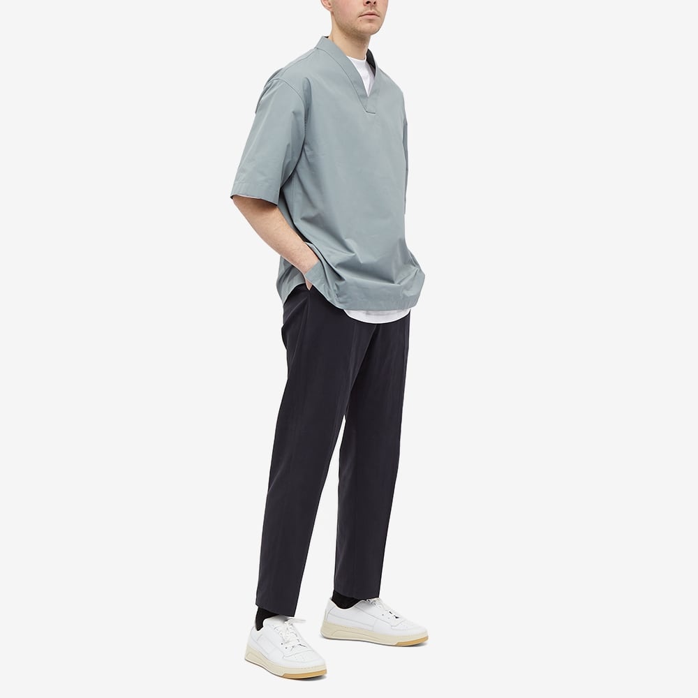 Jil Sander Short Sleeve Shawl Collar Overshirt - 6