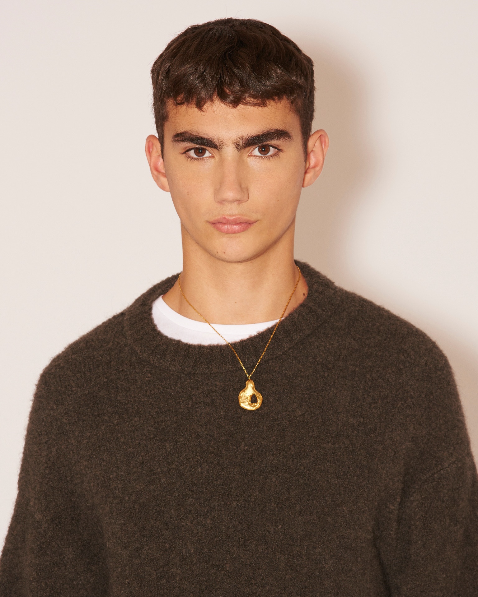 TAR - Bouclé sweater - Gray mink - 5