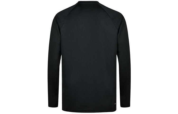 Li-Ning Badminton Series Quick Dry Sports Round Neck Top 'Black' ATLR071-5 - 2