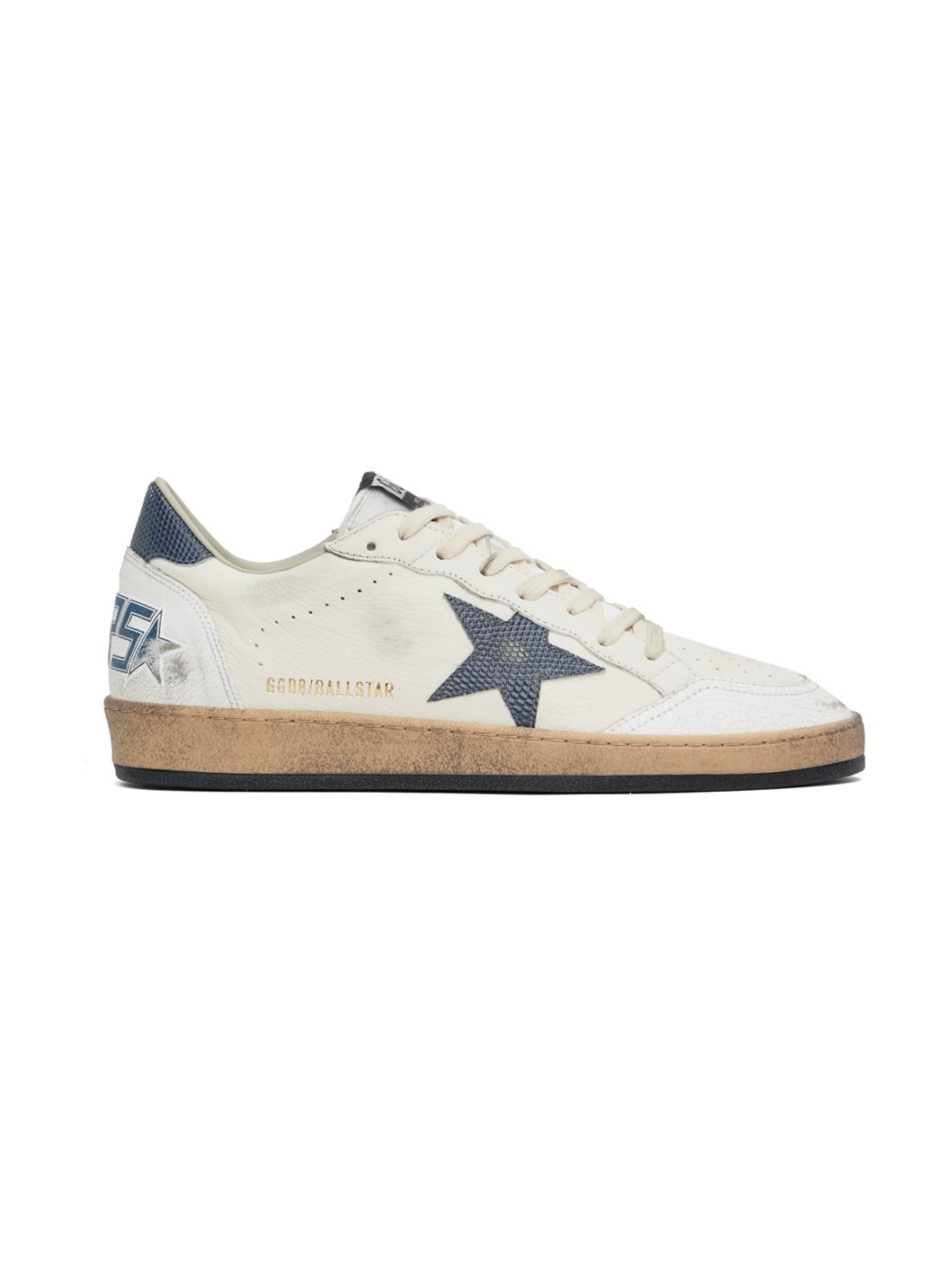 White Ball Star Sneakers - 1