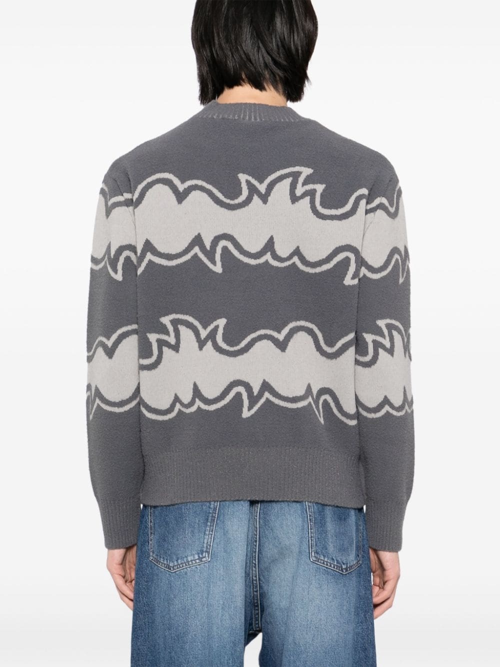 jacquard-knitted jumper - 4